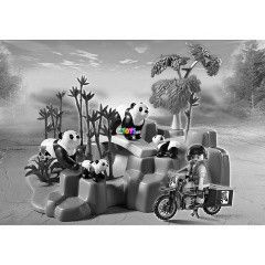Playmobil 5414 - Pandacsald a bambuszligetben